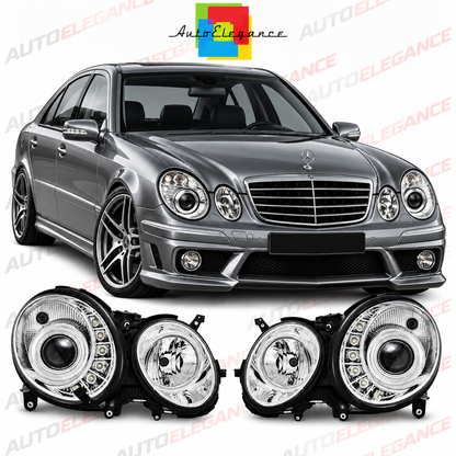 💕ART.10602 FARI ANTERIORI ADATTO PER MERCEDES W211 E-KLASA 03.02-04.06💕