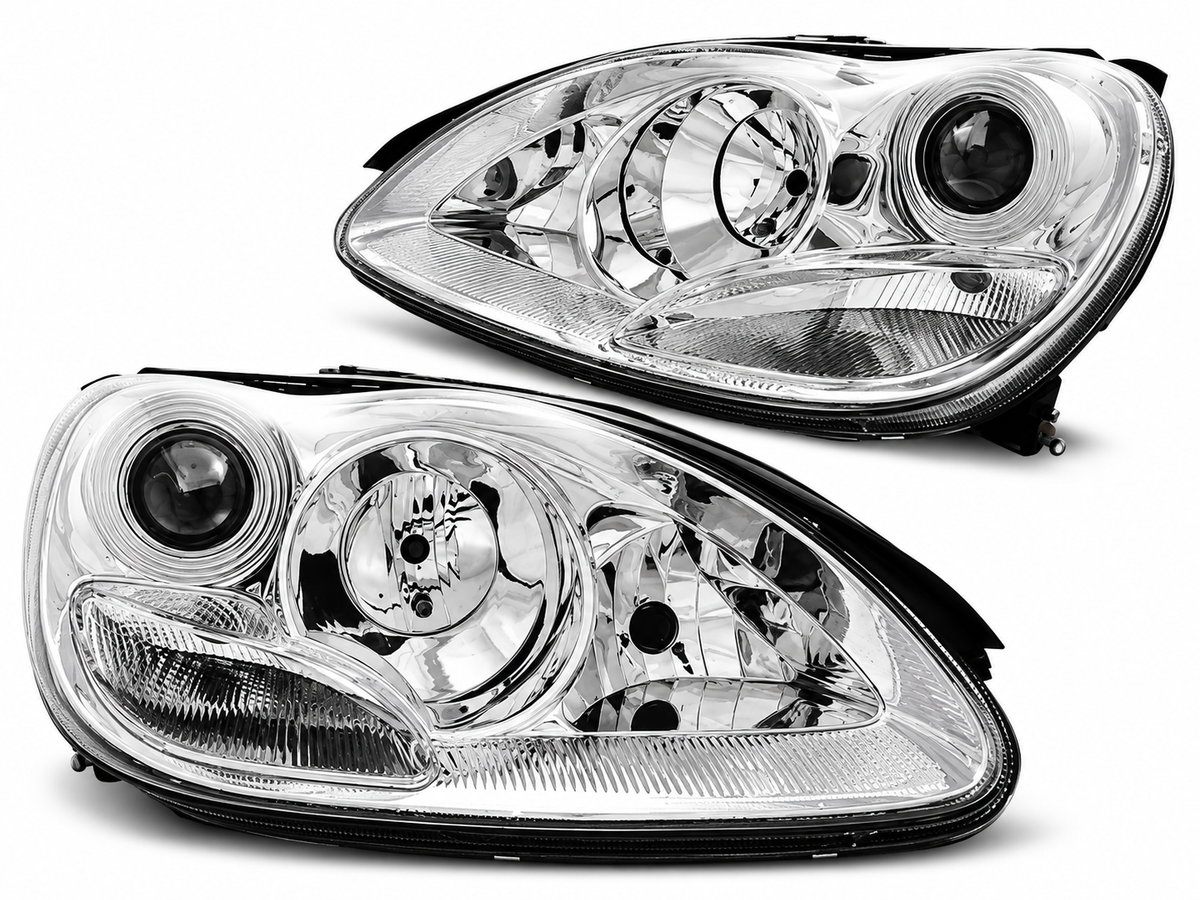 💕ART.10603 FARI ANTERIORI ADATTO PER MERCEDES W220 S-KLASA 09.98-05.05💕