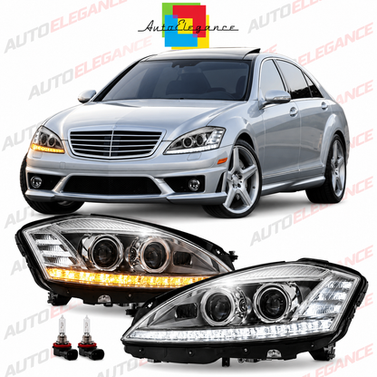 💕ART.7636 FARI XENON LED adatti per MERCEDES W221 CLASSE S 05-09💕