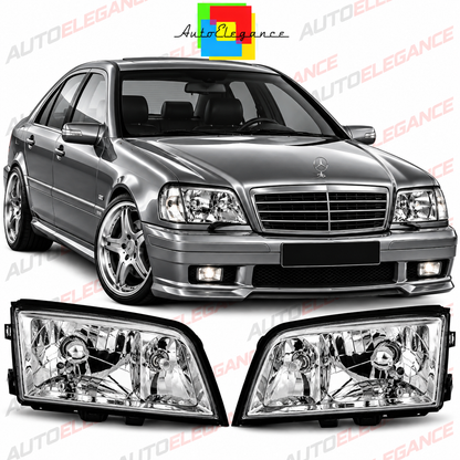 💕ART.10606 FARI  ANTERIORI ADATTO PER MERCEDES W202 C-KLASA 06.93-06.00💕