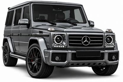 💕ART.2134 FARI ANTERIORI ADATTOPER MERCEDES G W463 NERI PER ALOGENI💕