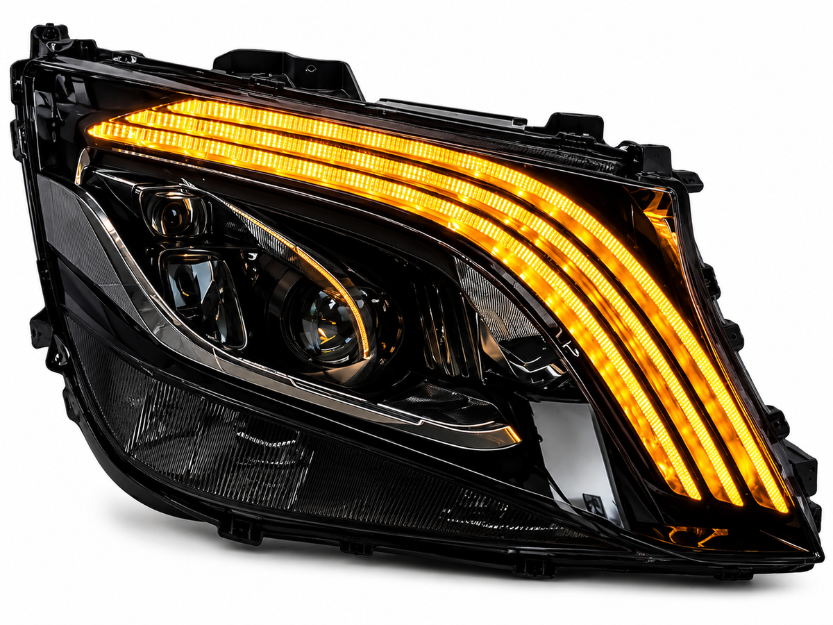 💕ART.10609  FARI ANTERIORI ADATTO PER MERCEDES W222 13-17💕