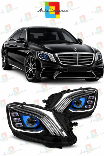 💕ART.10609  FARI ANTERIORI ADATTO PER MERCEDES W222 13-17💕