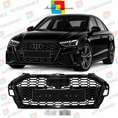 🔥ART.10661 GRIGLIA ADATTO PER AUDI A4 B9  LOOK RS4 NERO 20 - 24🔥