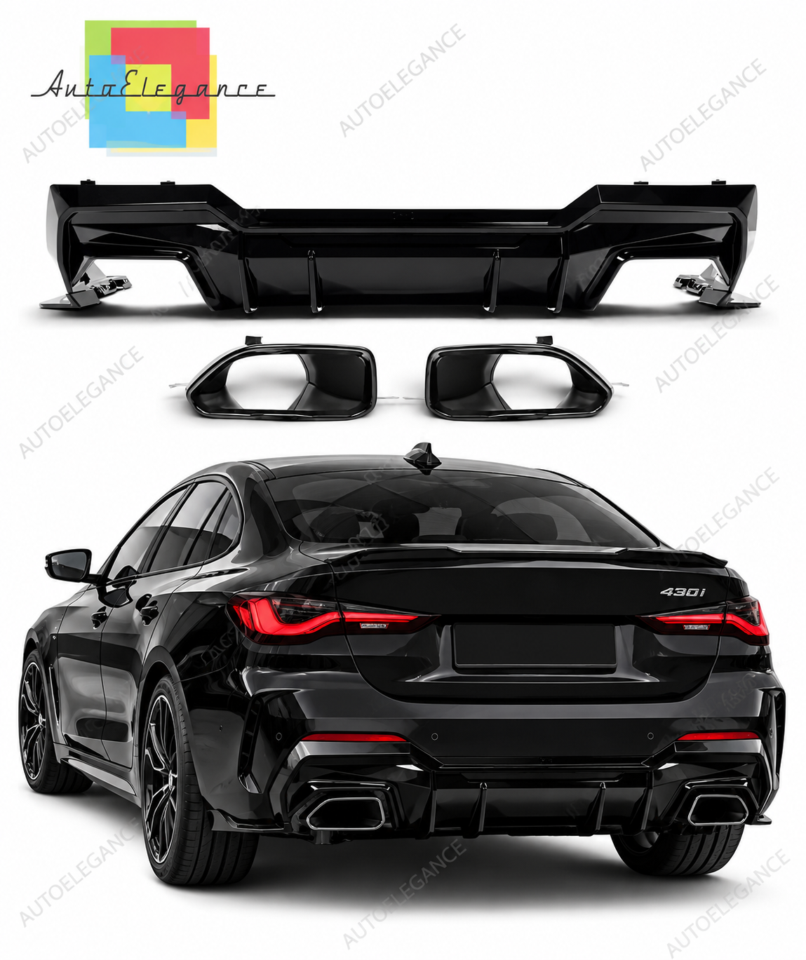 BODYKIT E36 + COUPE REAR LIGHTS WITH WHITE INDICATOR