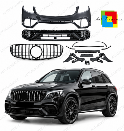 👉Paraurti anteriore con calandra adatto per Mercedes GLC SUV X253 15-19👈