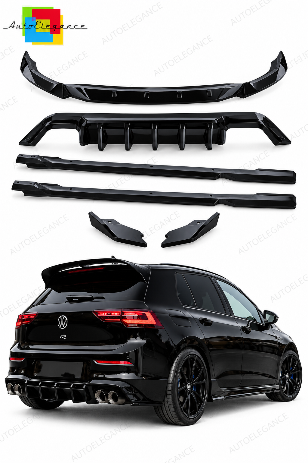 BODYKIT E36 + COUPE REAR LIGHTS WITH WHITE INDICATOR