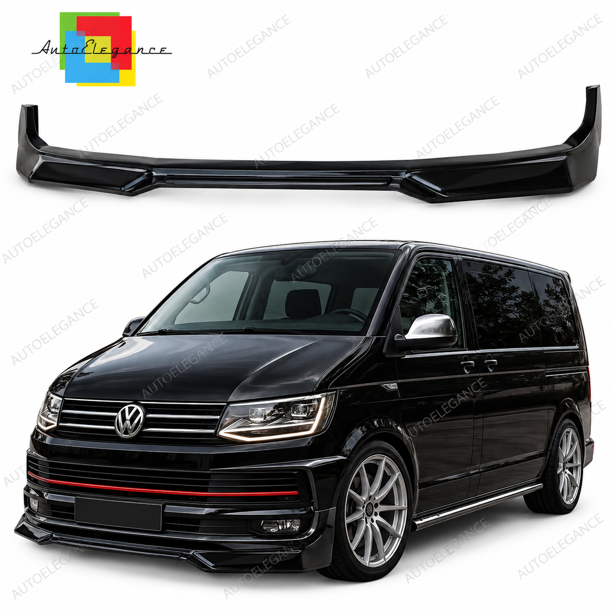 👉Spoiler Sotto Paraurti Anteriore adatto per VW Transporter Caravelle T6👈