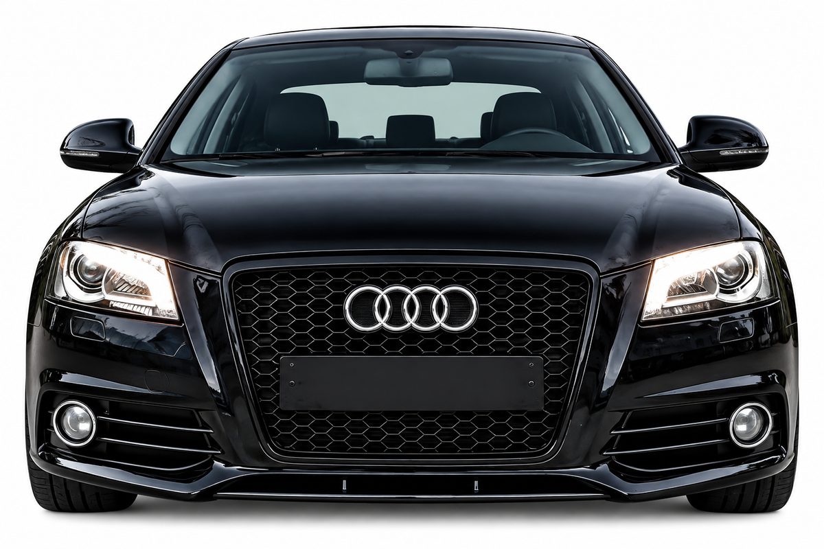 👉Griglia adatto per Audi A3 8P 08-12 calandra look RS3 total black nido d'ape👈