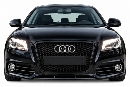 👉Griglia adatto per Audi A3 8P 08-12 calandra look RS3 total black nido d'ape👈