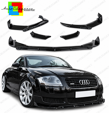👉Splitter Sotto Paraurti Anteriore ABS Look RS Nero per Audi TT 8N 98-06👈