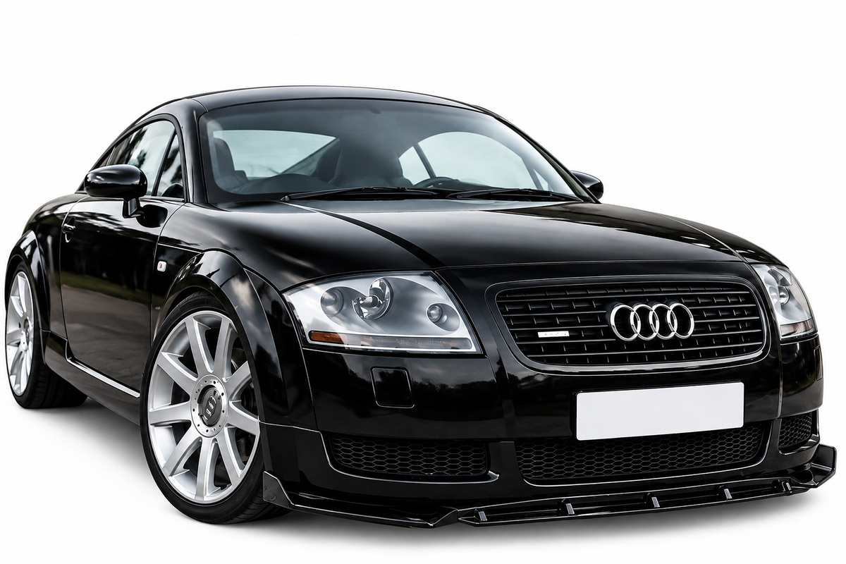 👉Splitter Sotto Paraurti Anteriore ABS Look RS Nero per Audi TT 8N 98-06👈