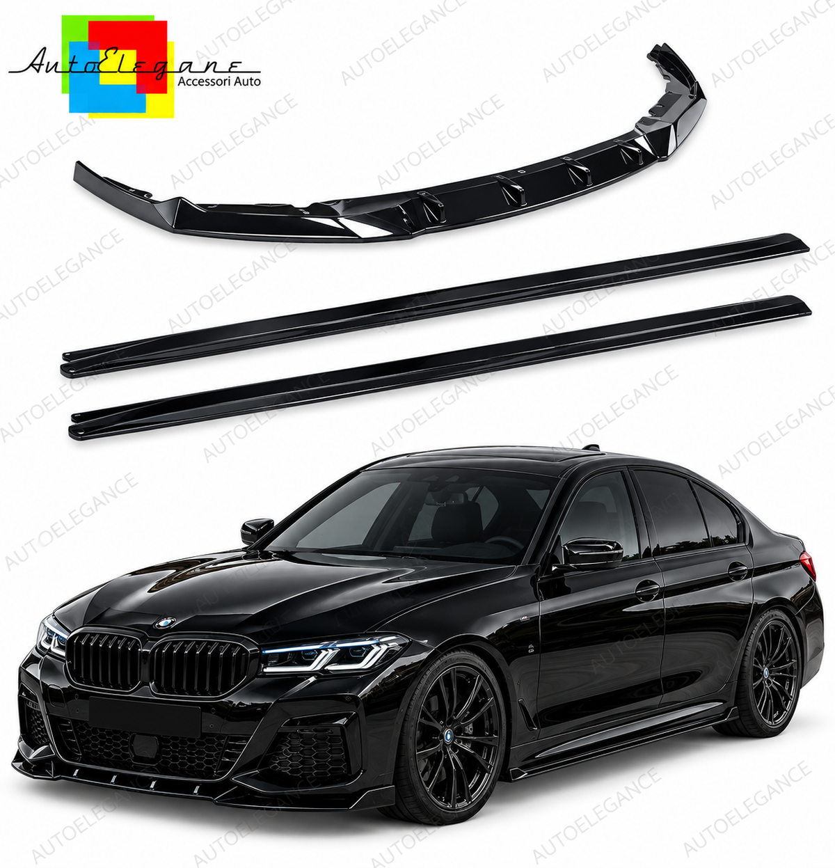👉ART.10701 Bodykit adatto per BMW 5 Series G30/G31 M-Pack Facelift 2020-2023👈