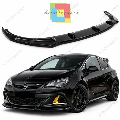 👉SPLITTER ANTERIORE SPORTIVO IN ABS NERO LUCIDO ADATTO PER OPEL ASTRA J GT👈