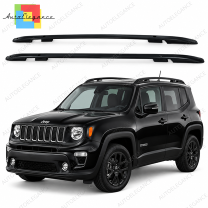 👉ART.0306 BARRE SUL TETTO PER JEEP RENEGADE 14-23 MANCORRENTI NERO👈