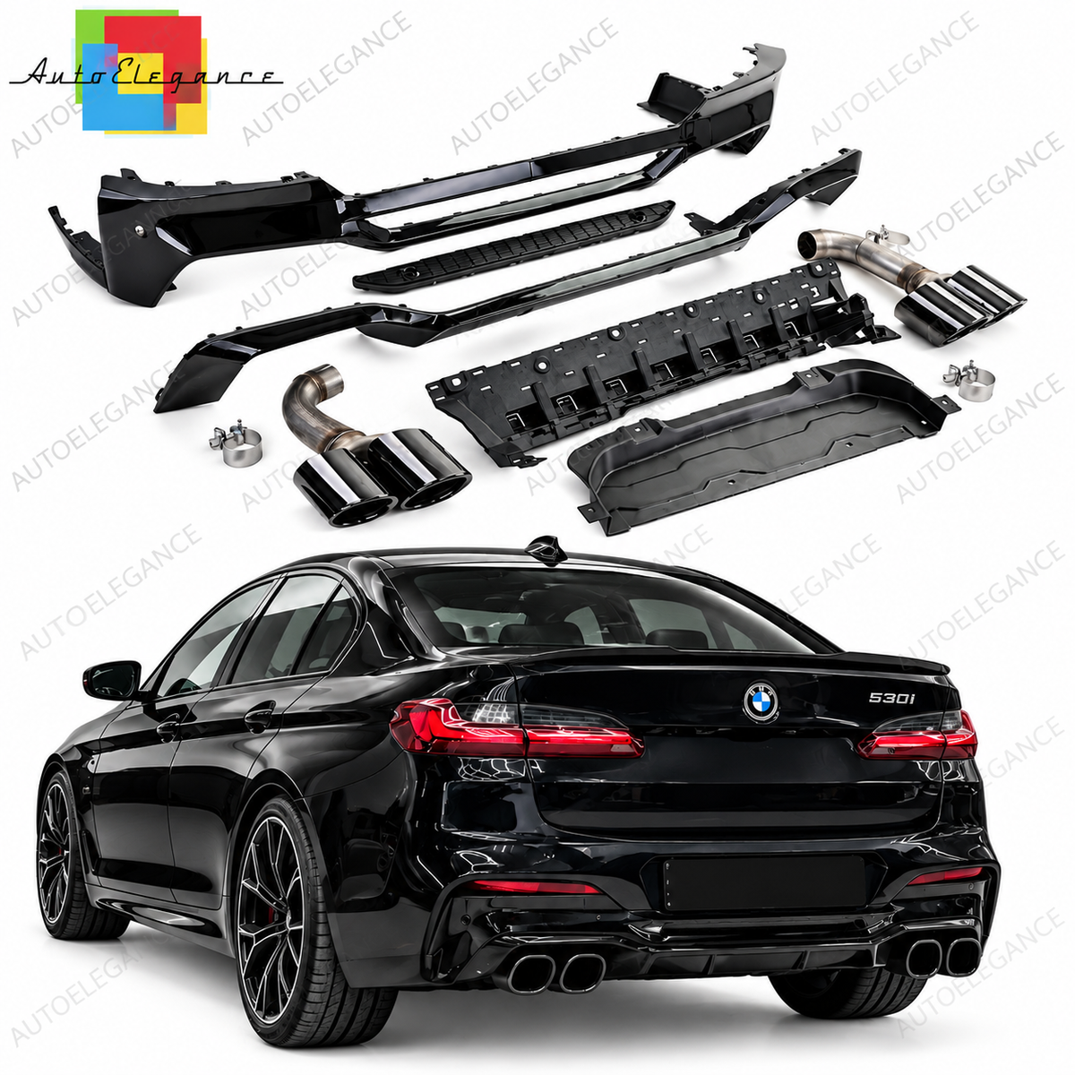 BODYKIT E36 + COUPE REAR LIGHTS WITH WHITE INDICATOR