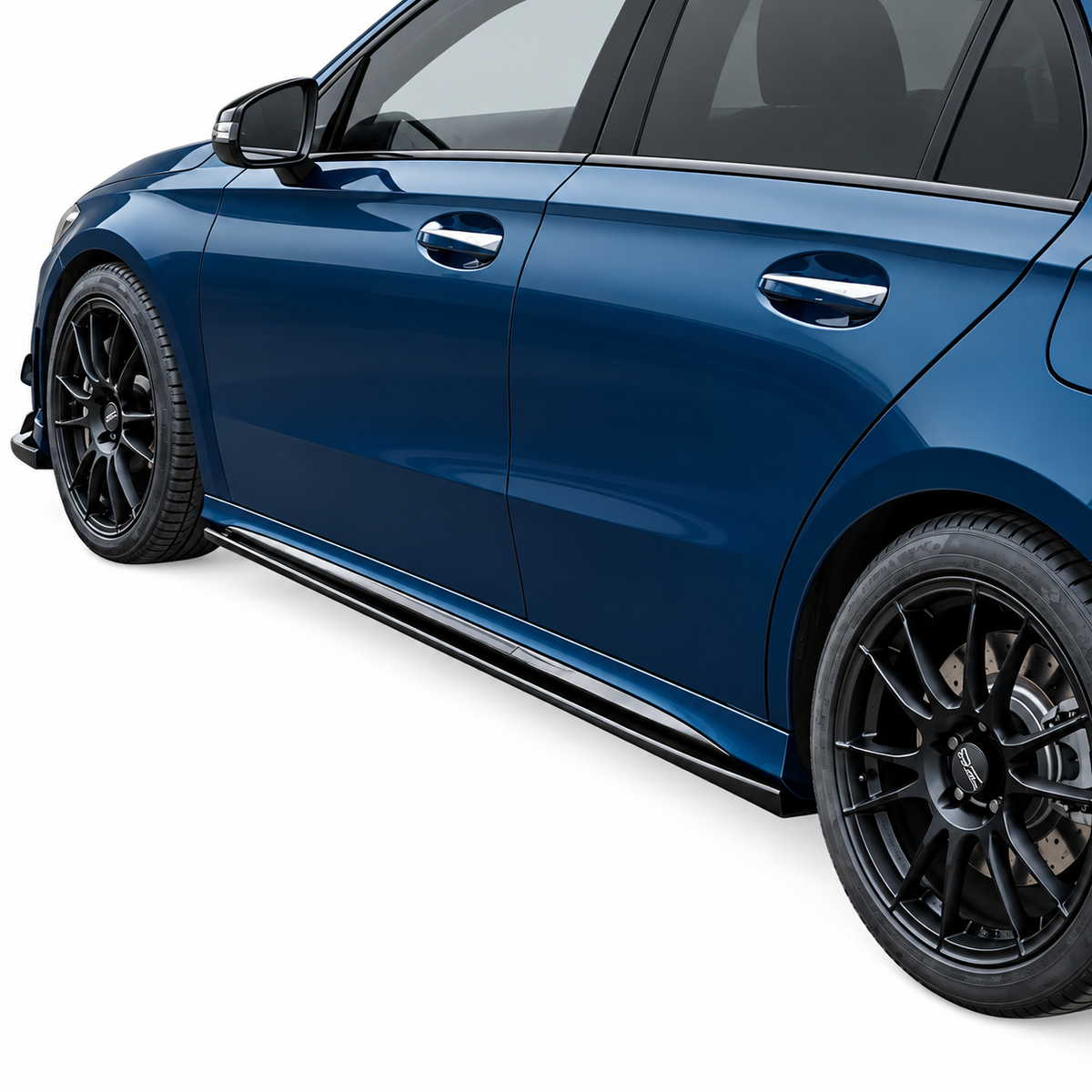 👉ART.0034 Sotto Minigonne Laterali adatto per Mercedes A W177 Nero Lucido👈