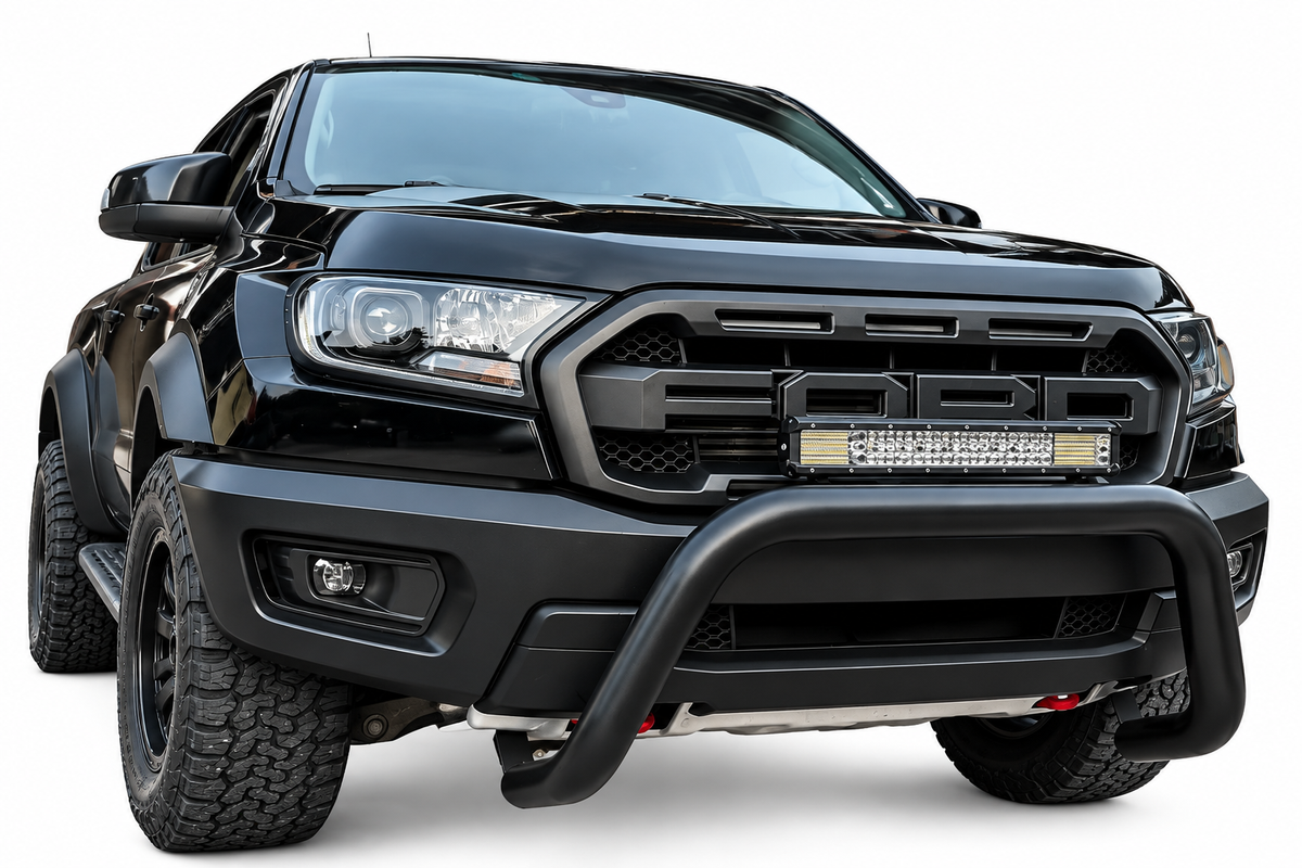 👉ART.0043 BULLBAR ADATTO PER FORD RANGER T6 2015+ NERO OPACO👈