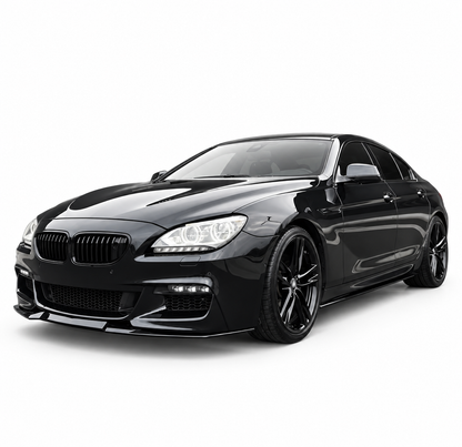 👉Lama Spoiler Anteriore WR Nero Lucido Adatta per BMW F06 F12 F13 M-Pack👈