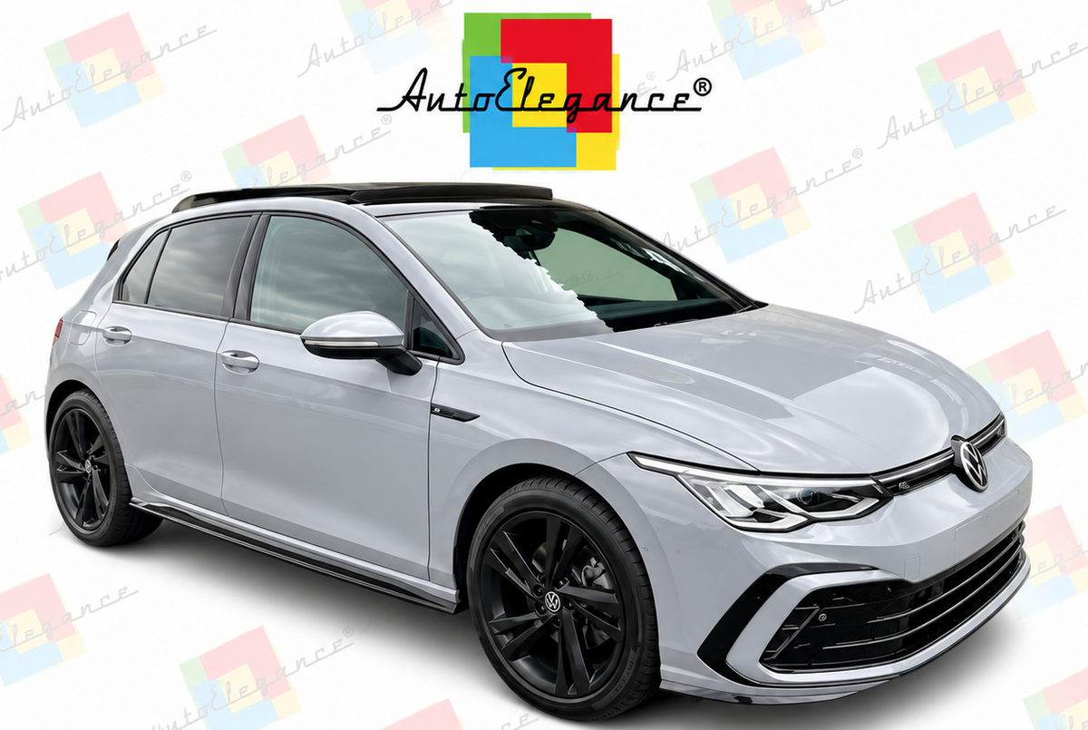 💕SOTTO MINIGONNE VOLKSWAGEN VW GOLF 8 LOOK R NERO LUCIDO💕