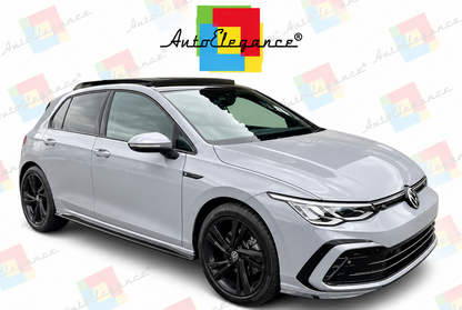 💕SOTTO MINIGONNE VOLKSWAGEN VW GOLF 8 LOOK R NERO LUCIDO💕