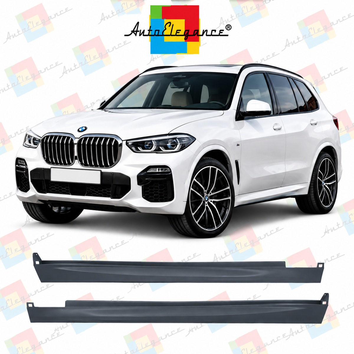 💕MINIGONNE LATERALI BMW X5 G05 18-22 LOOK M💕