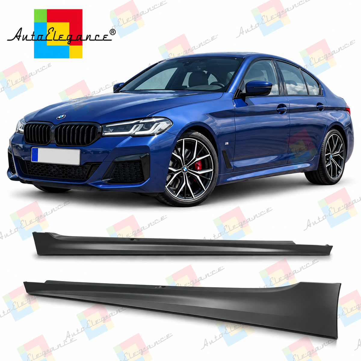 💕MINIGONNE LATERALI BMW 5 G30 G31 LOOK M💕