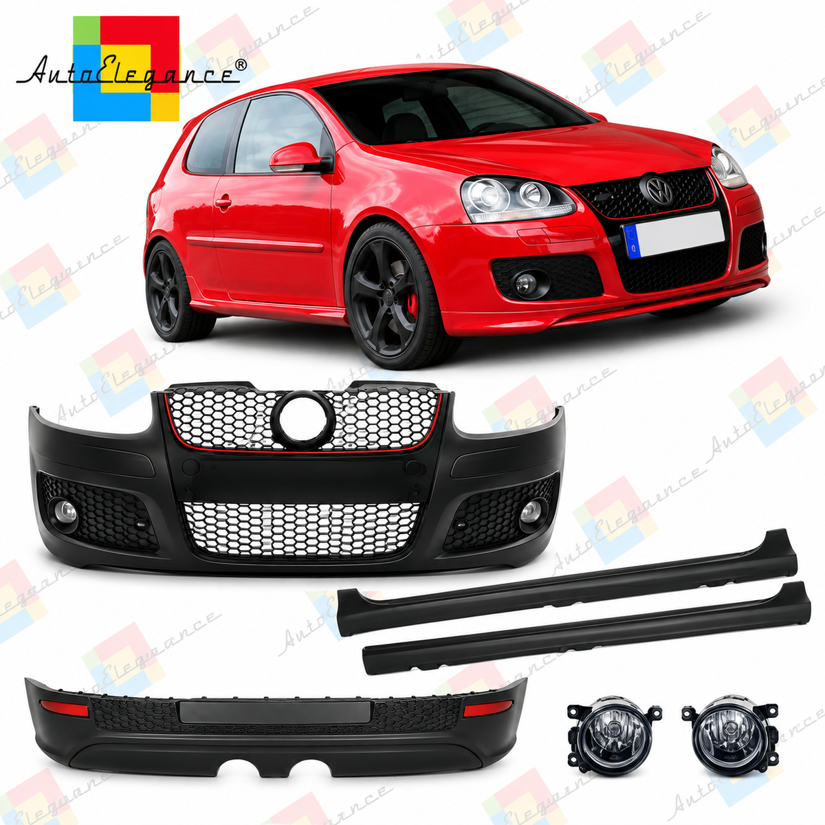💕BODYKIT ADATTO  PER  VOLKSWAGEN  GOLF 5 LOOK R32 + GTI💕