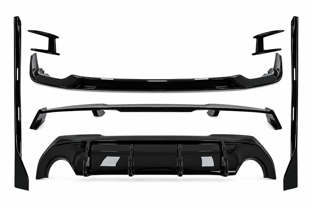 💕BODYKIT ADATTO  PER  BMW 1 F40 LOOK M PERFORMANCE NERO LUCIDO💕