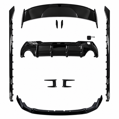 💕BODYKIT ADATTO  PER  BMW 1 F40 LOOK M PERFORMANCE NERO LUCIDO💕
