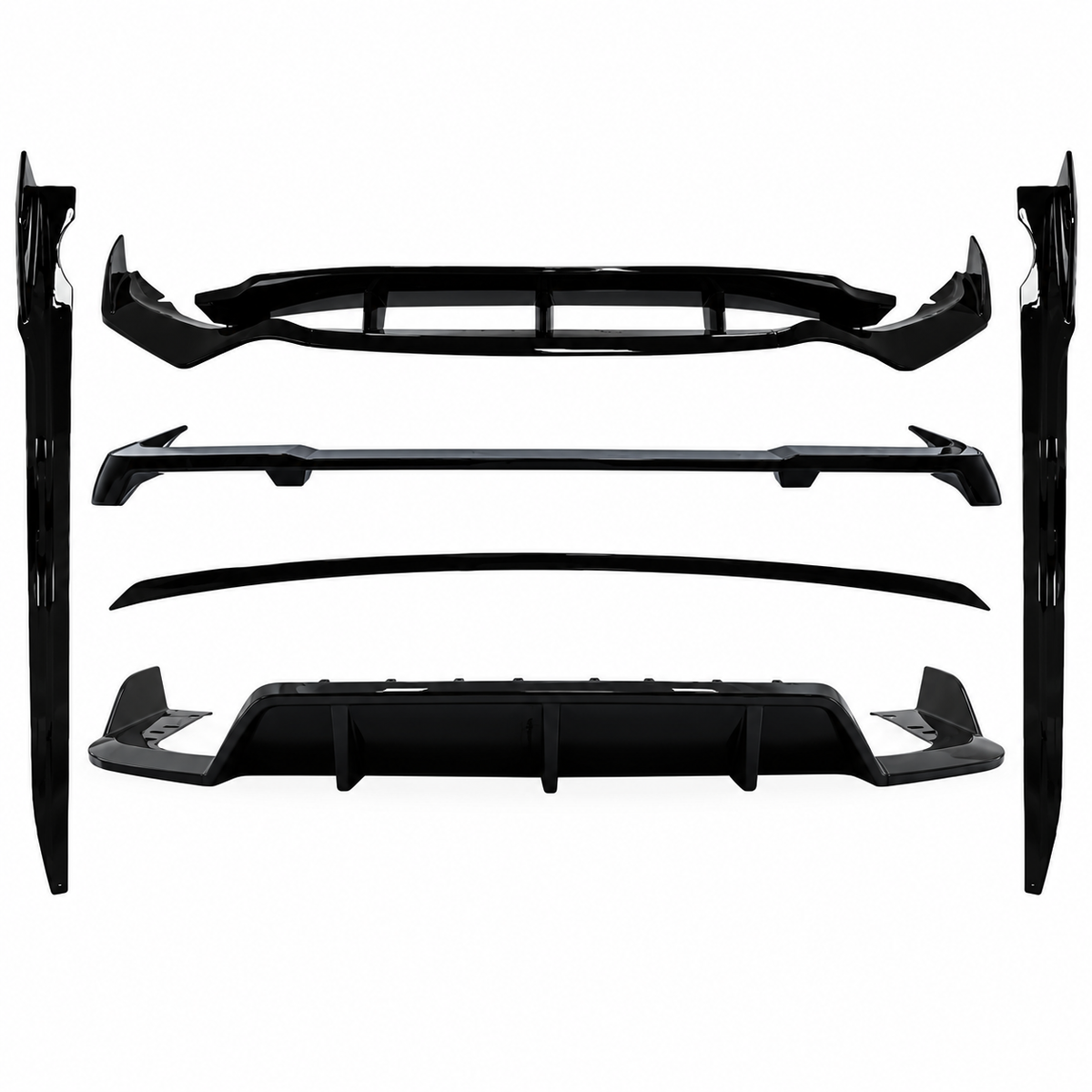 💕BODYKIT ADATTO  PER  BMW X5 G05 18- LOOK  NERO LUCIDO💕