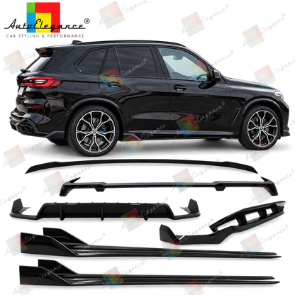 💕BODYKIT ADATTO  PER  BMW X5 G05 18- LOOK  NERO LUCIDO💕