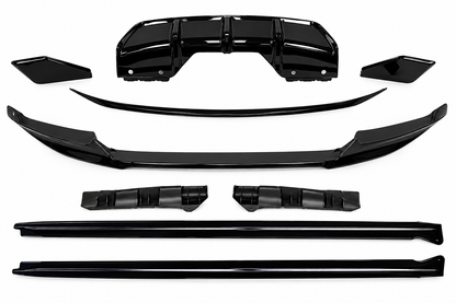💕BODYKIT ADATTO  PER  BMW X6 F16 LOOK M PERFORMANCE NERO LUCIDO💕