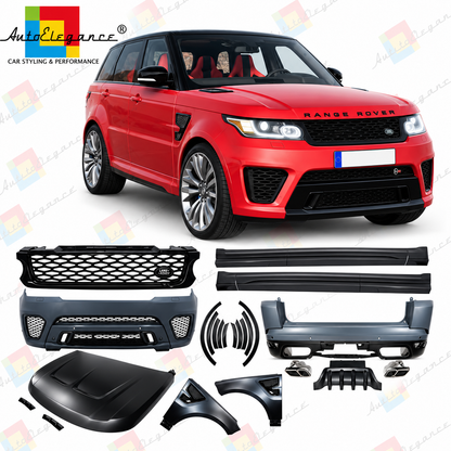 💕BODYKIT ADATTO  PER RANGE ROVER SPORT L494 18- LOOK SVR 💕