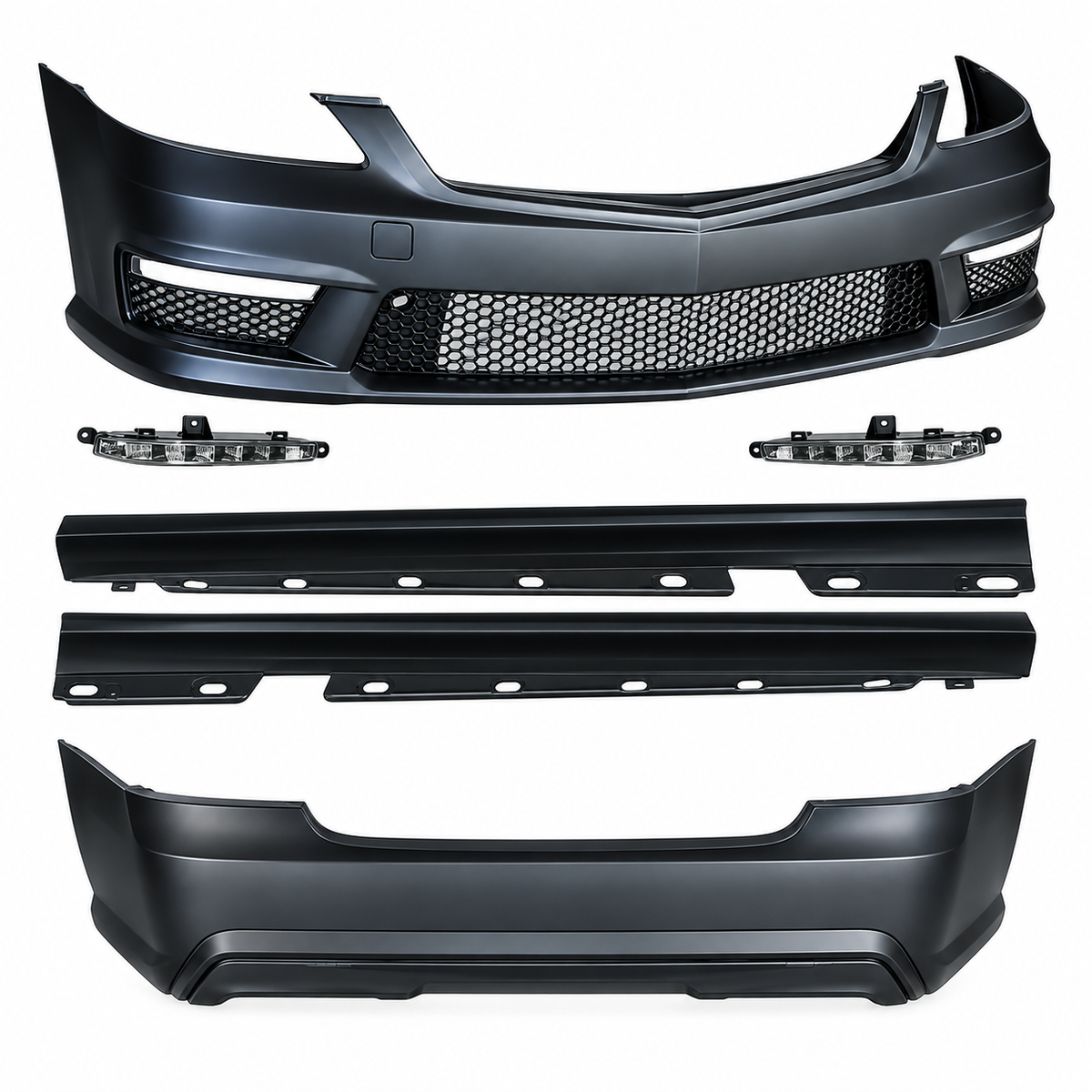 💕BODYKIT ADATTO  PER  MERCEDES CLASSE S W221 05-11 CON LUCE DIURNA💕