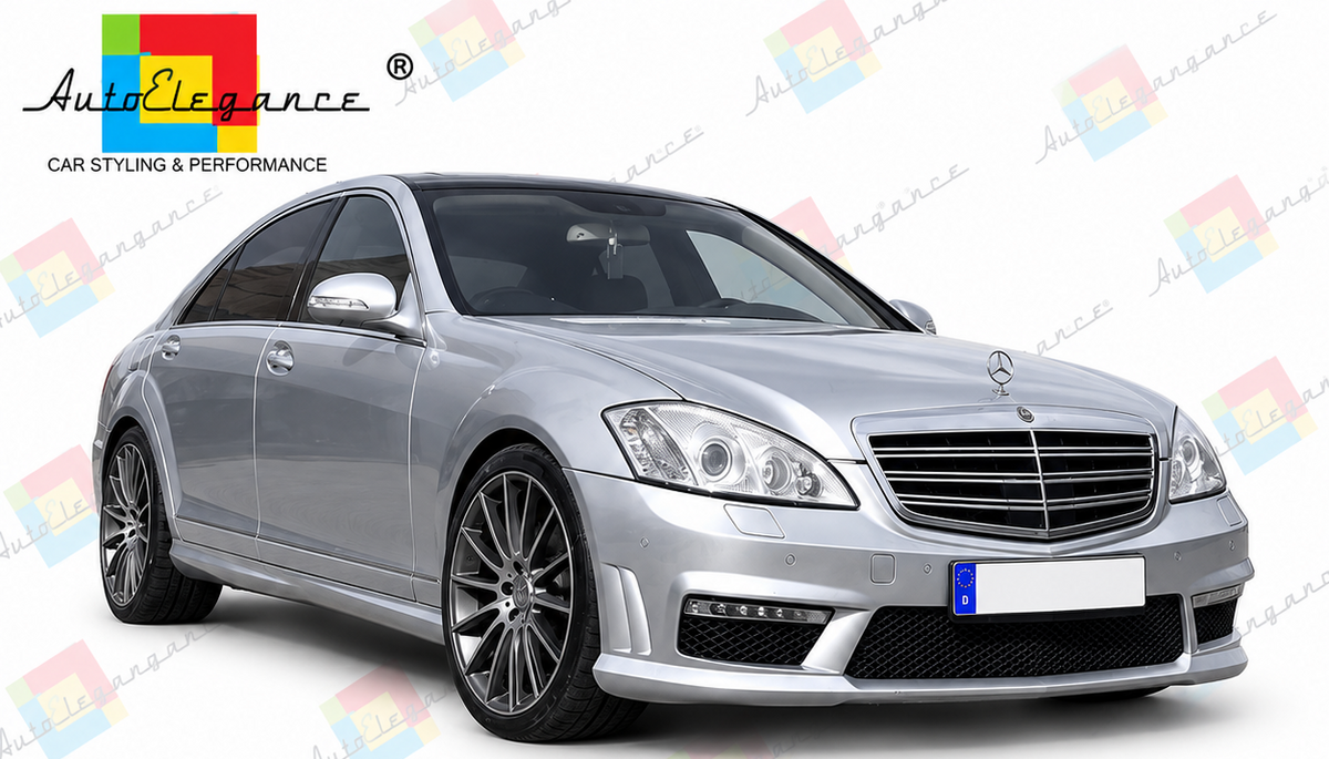 💕BODYKIT ADATTO  PER  MERCEDES CLASSE S W221 05-11 CON LUCE DIURNA💕