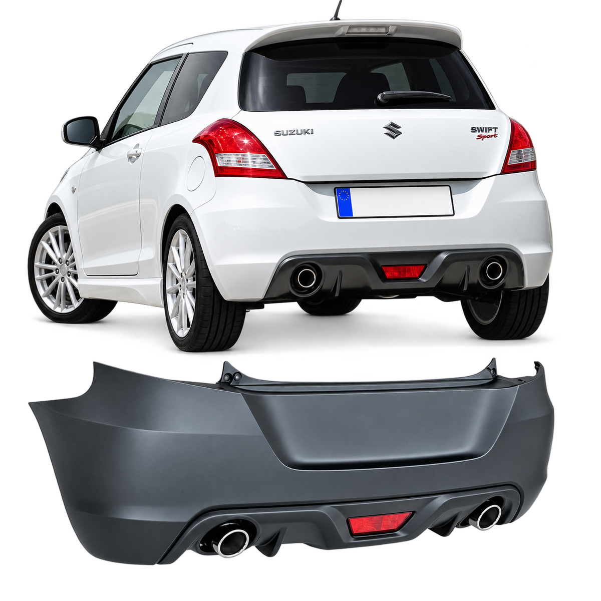 💕BODYKIT ADATTO  PER  SUZUKI SWIFT 10-17 LOOK SPORT💕