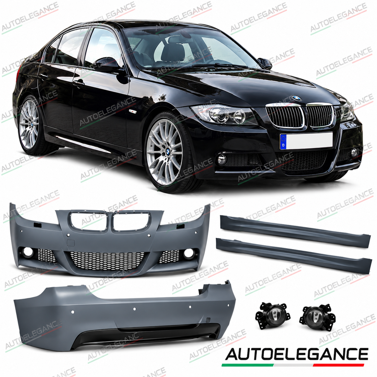 💕BODYKIT ADATTO  PER  BMW E90 05-08 LOOK M SRA💕