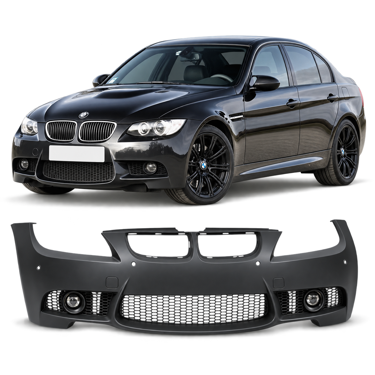 💕BODYKIT ADATTO  PER BMW E90 05-08 CON PDC LOOK M3💕