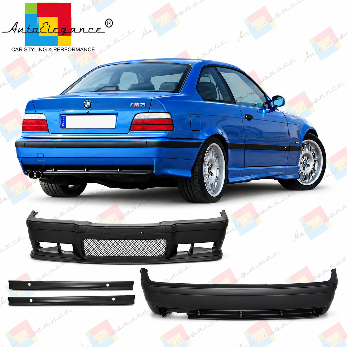 💕BODYKIT ADATTO  PER  BMW LOOK M3 E36💕