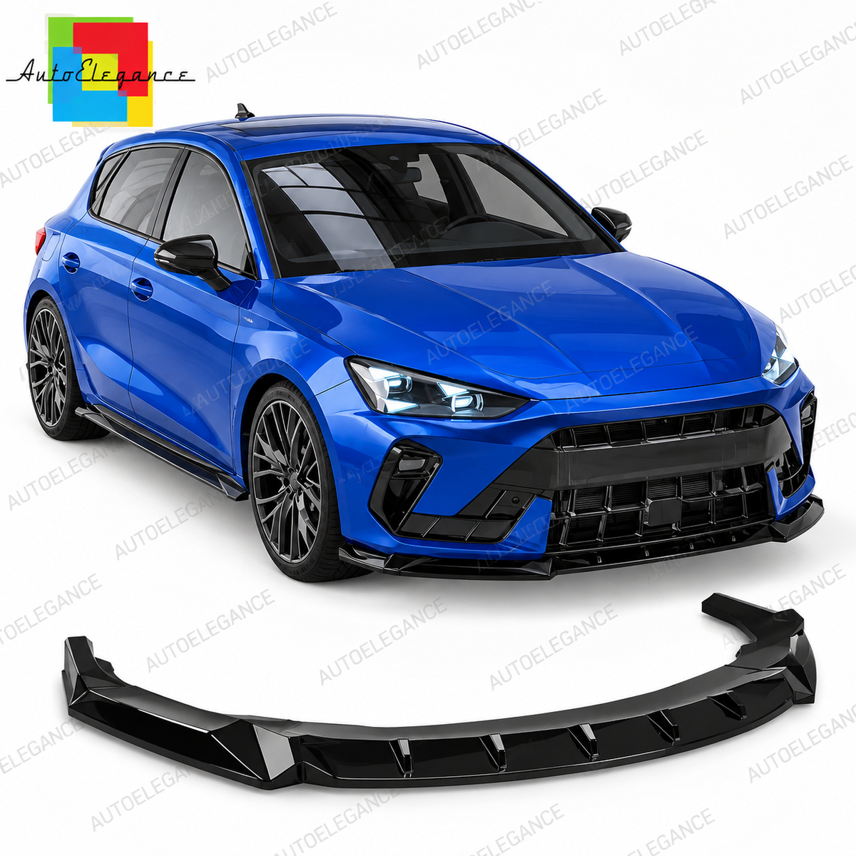 👉Splitter anteriore adatto per CUPRA Leon Mkl Facelift 2024👈