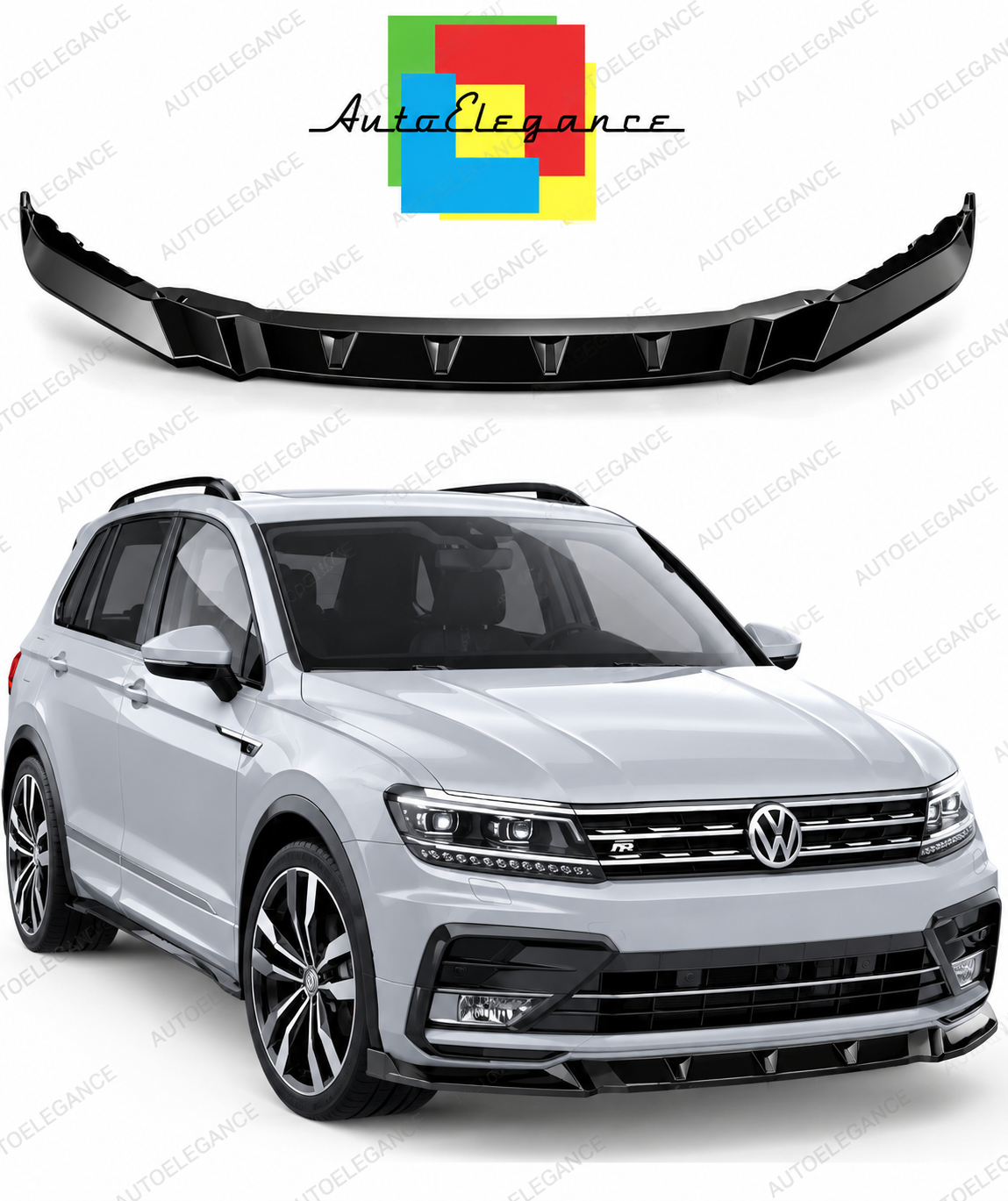 👉Splitter anteriore adatto per VW Tiguan Mk2 R-Line (2015-2020)👈