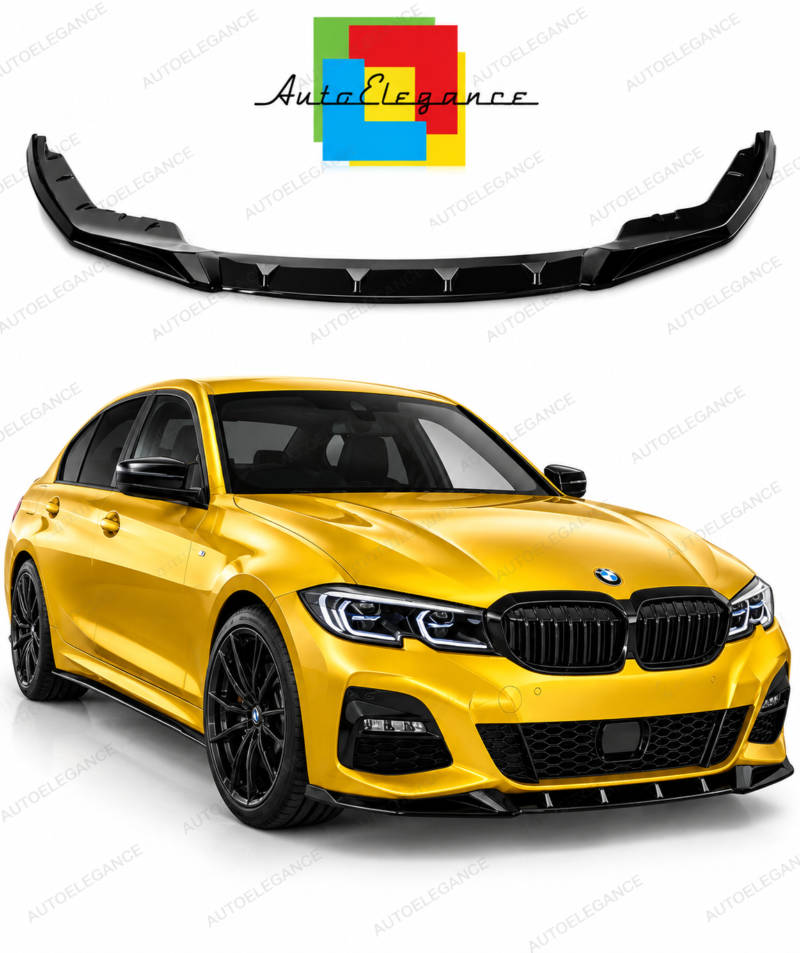 👉Splitter anteriore adatto per BMW Serie 3 M-Pack G20/G21 (2018-2022)👈