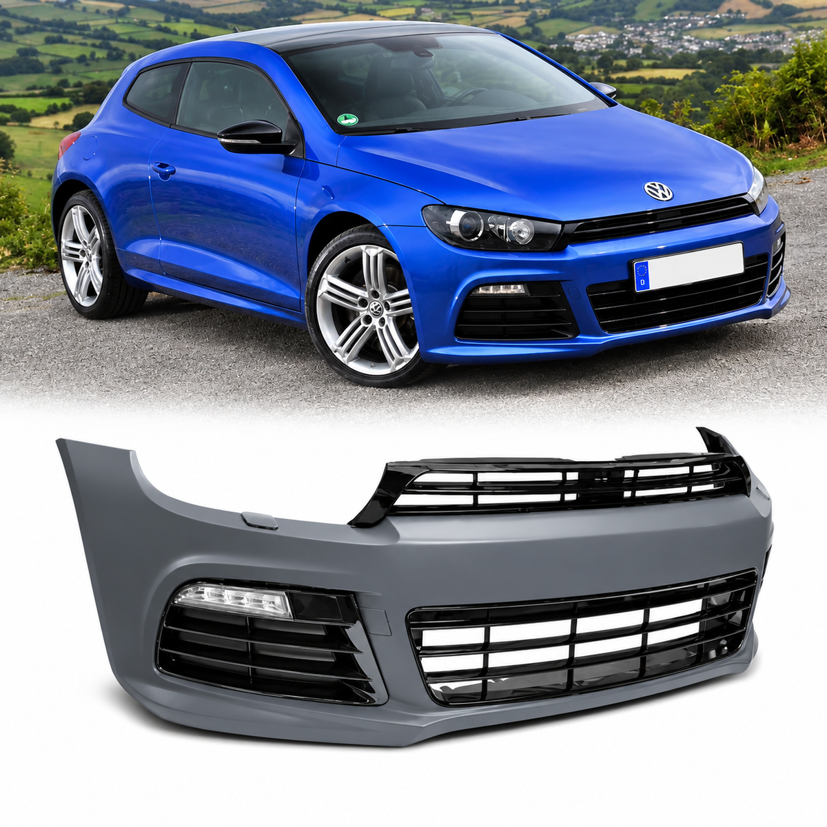 💕BODYKIT ADATTO  PER  VW SCIROCCO 08-14 LOOK R💕
