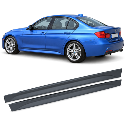 💕BODYKIT ADATTO  PER  BMW F30 LOOK M PERFORMANCE PDC 2 USCITE DI SCARICO💕