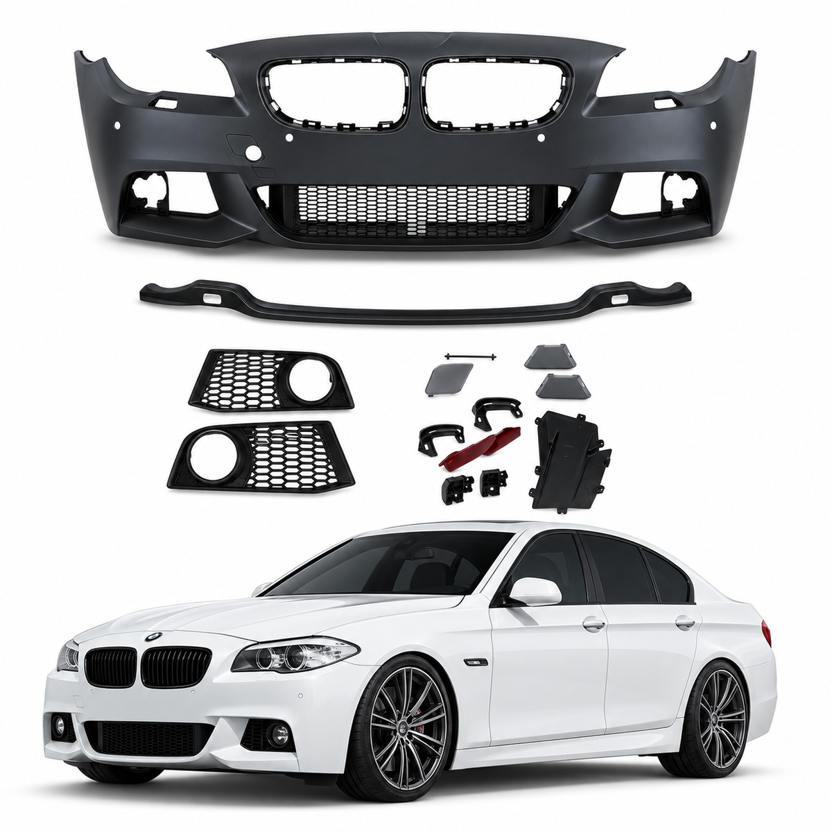 💕BODYKIT ADATTO  PER  BMW 5 F10 10-13 LOOK M PDC SRA💕