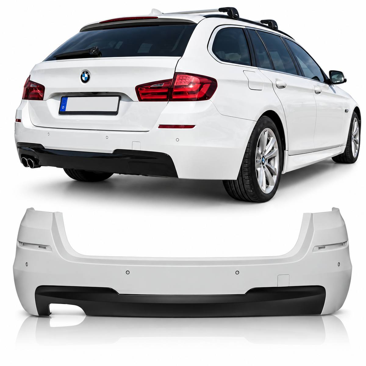 💕BODYKIT ADATTO  PER  BMW 5 F11 TOURING LOOK M 10-13 PDC + LAVAFARI 💕