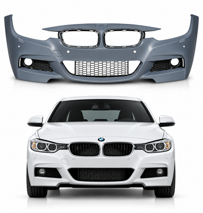 💕BODYKIT ADATTO  PER  BMW 3 F31 LOOK M PERFORMANCE PDC USCITA DOPPLA 💕