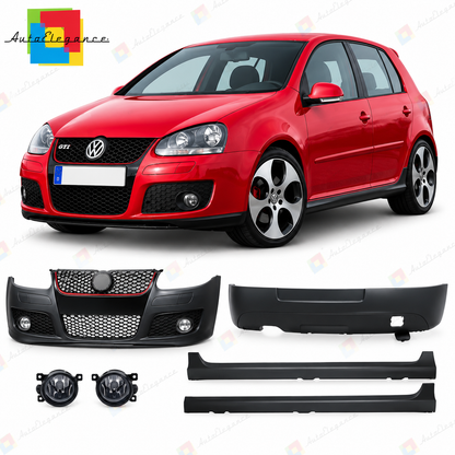💕BODYKIT ADATTO  PER  VW GOLF 5 LOOK GTI + FARI💕