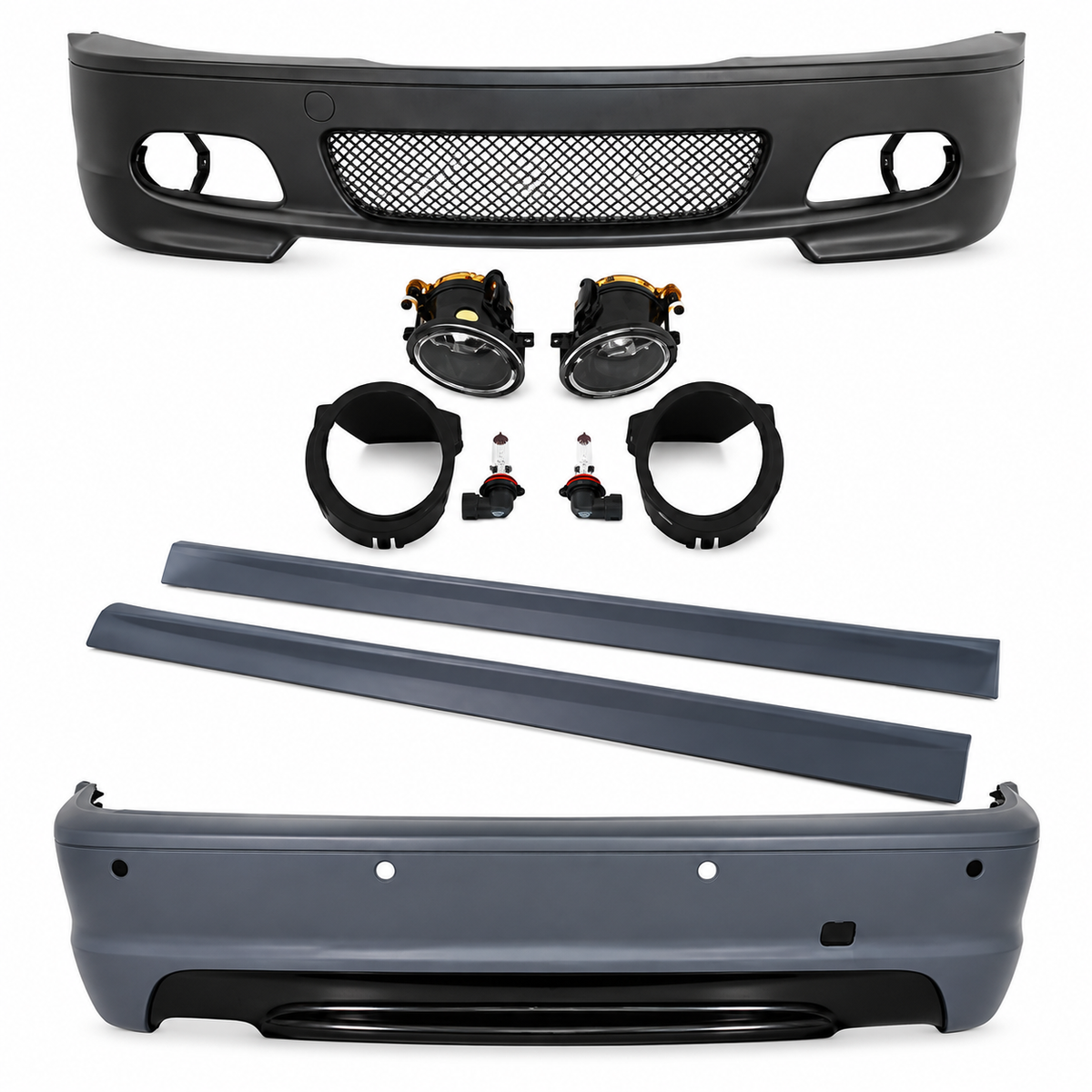 💕BODYKIT ADATTO  PER  BMW E46 COUPE 99-07 PDC LOOK M2💕